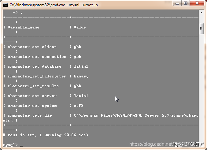 MySQL,SQL语句,插入中文,字符集格式