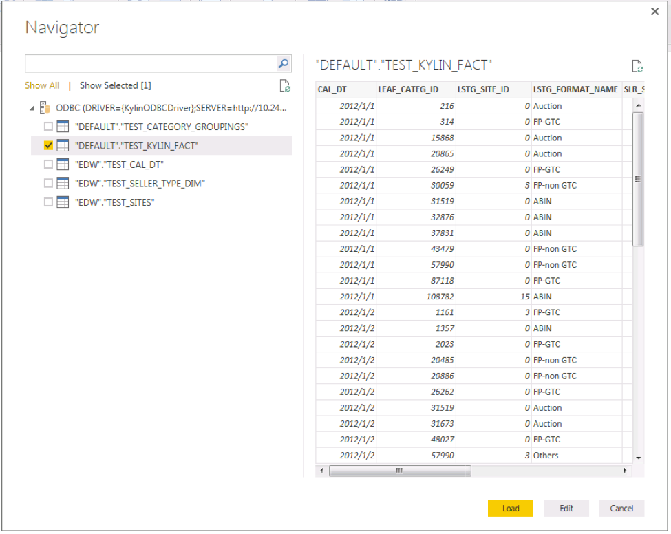 Kylin连接Excel,Kylin连接PowerBI,Kylin Excel集成,Kylin powerBI集成